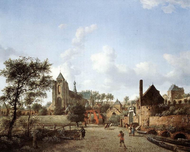 HEYDEN, Jan van der proach to the Town of Veere